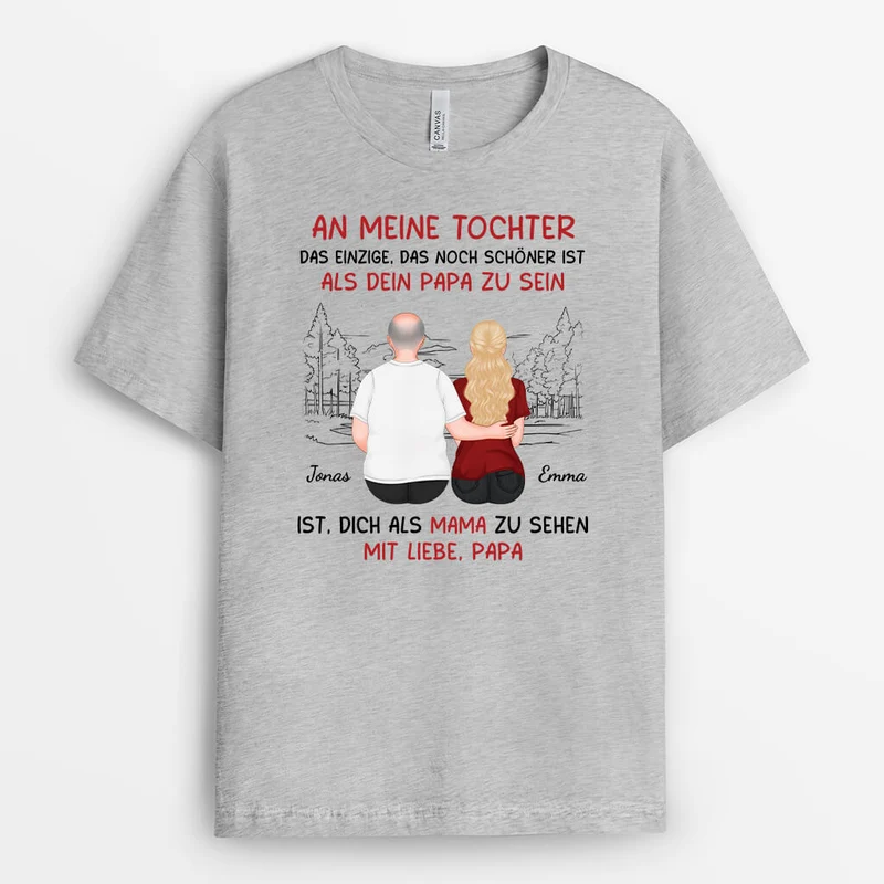 Brief An Meinen Sohn/Enkel - Personalisiertes Geschenk | T-Shirt für Söhne/Enkel