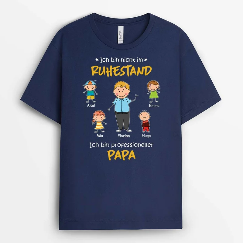 Ich Bin Nicht Im Ruhestand Ich Bin Eine Professionelle Oma - Personalisiertes Geschenk | T-shirt für Omas