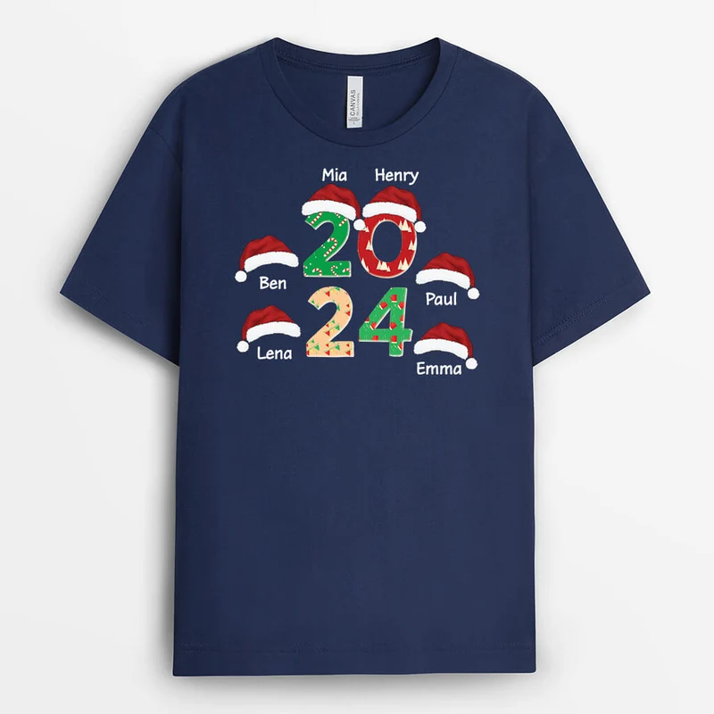 Weihnachtsmütze - Personalisiertes Geschenk | T-Shirt zu Weihnachten