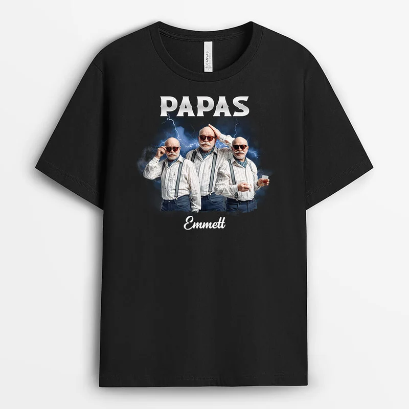 Opa Löwe - Personalisiertes Geschenk | Cooles T-Shirt für Opas