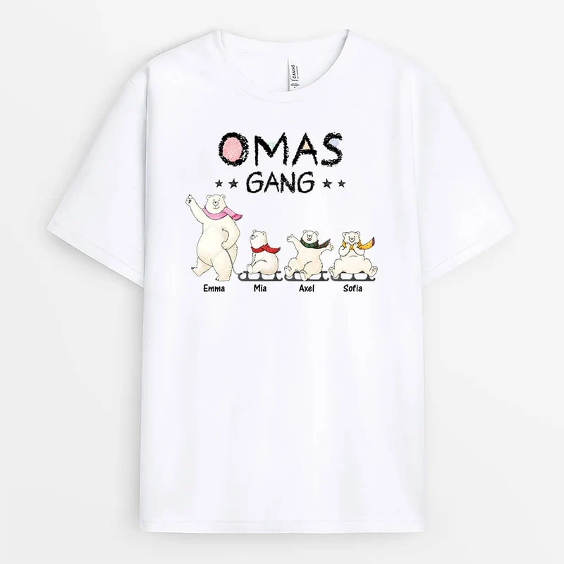 Omas Bande Bär - Personalisiertes Geschenk | T-Shirt für Omas