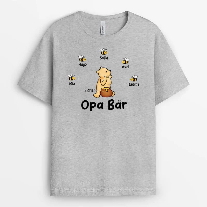 Oma Mama Bär Und Bienen - Personalisiertes Geschenk | T-Shirt für Damen