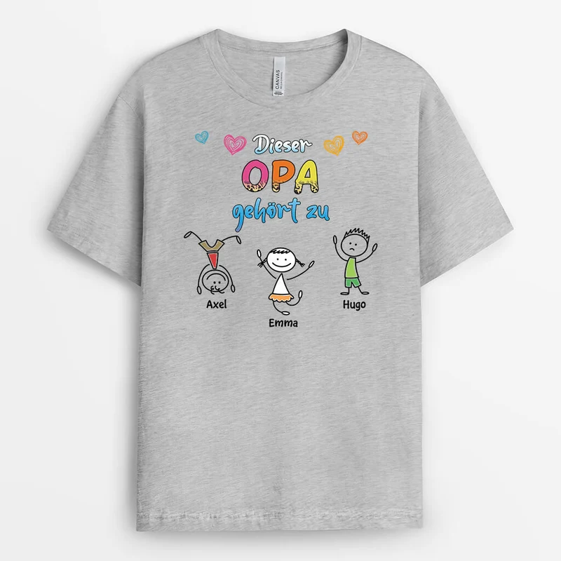 Diese Oma/Mama Gehört Zu - Personalisiertes Geschenk | T-Shirt für Damen