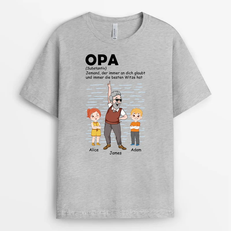 Definition Oma - Personalisiertes Geschenk | T-Shirt für Omas