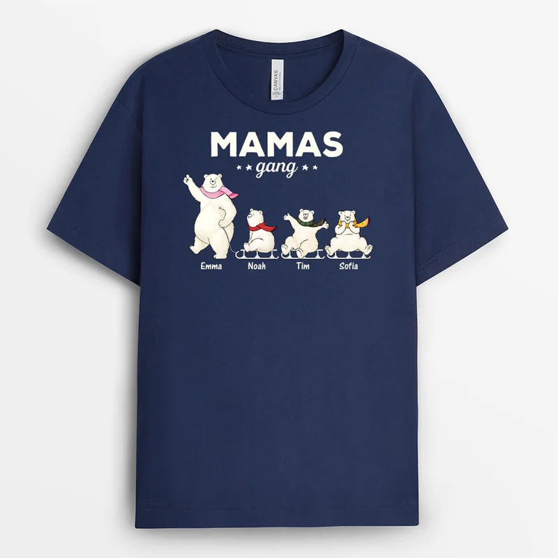 Omas Bande Eisbären - Personalisiertes Geschenk | T-Shirt für Omas