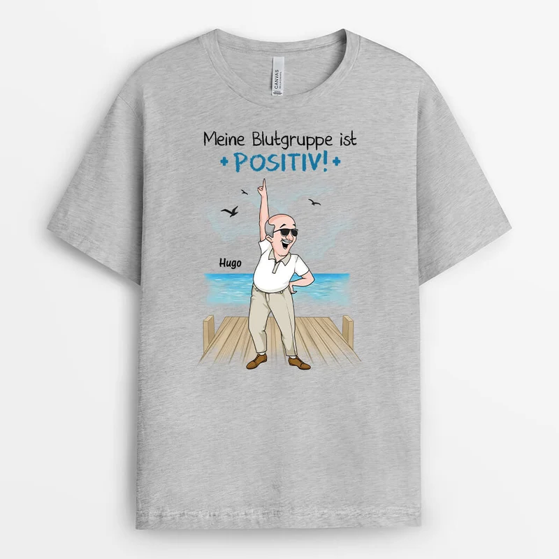 Meine Blutgruppe Ist Positiv - Personalisiertes Geschenk | T-shirt für Damen