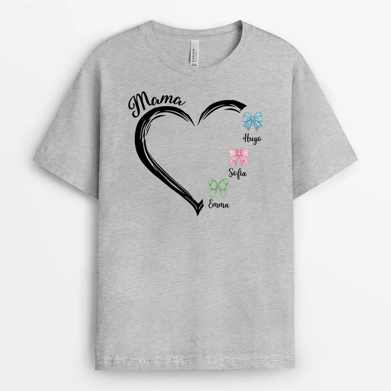 Oma Herz - Personalisiertes Geschenk | T-Shirt für Omas