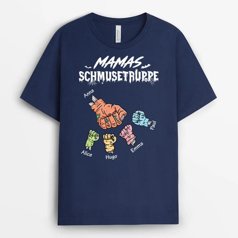 Omas/Mamas Schmusetruppe - Personalisiertes Geschenk | T-Shirt für Frauen