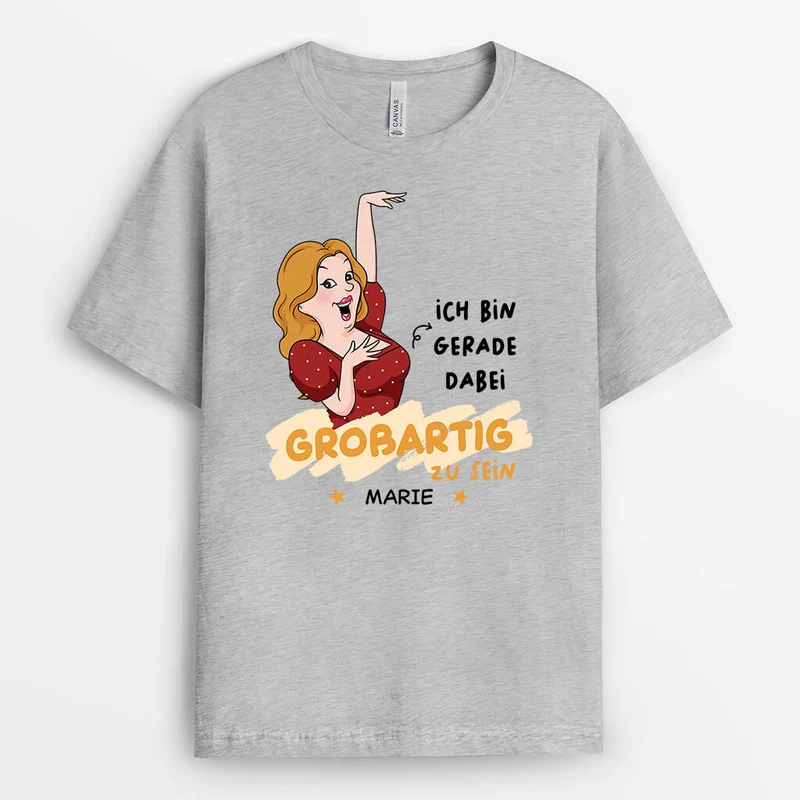 Ich Bin Gerade Dabei Großartig Zu Sein - Personalisiertes Geschenk | T-Shirt für Männer