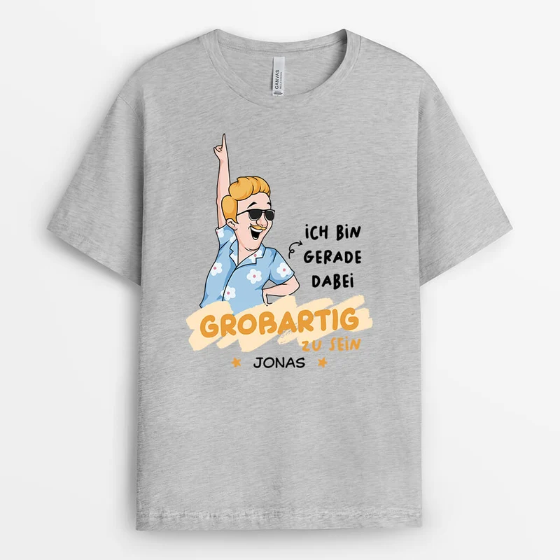 Ich Bin Gerade Dabei Großartig Zu Sein - Personalisiertes Geschenk | T-Shirt für Frauen