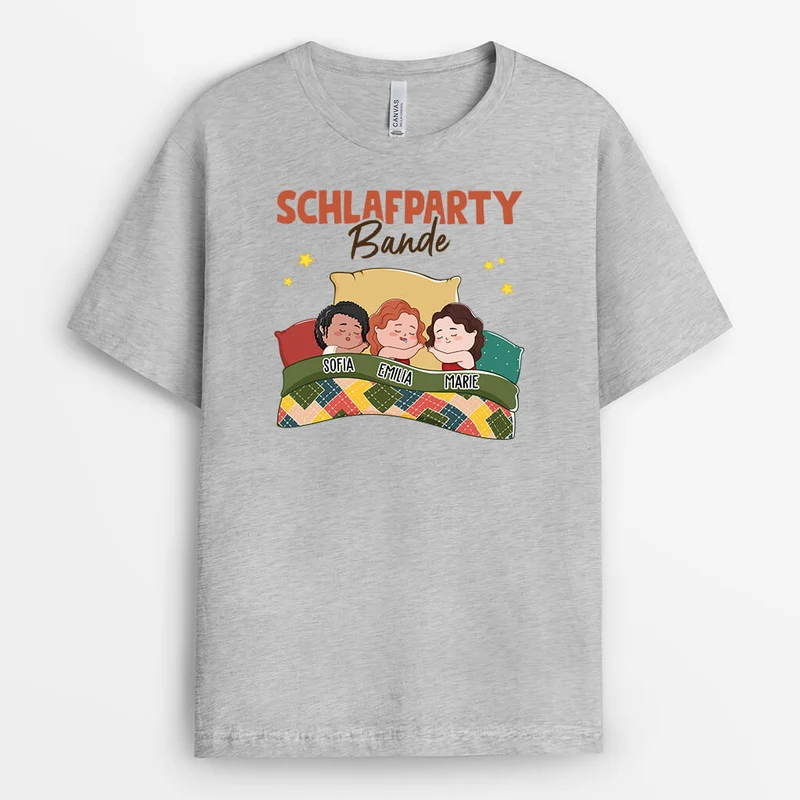 Schlafparty-Bande - Personalisiertes Geschenk | T-Shirt für Frauen