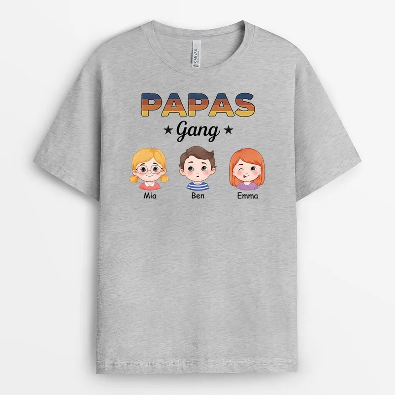 Opas/Papas Bande - Personalisiertes Geschenk | T-Shirt für Männer