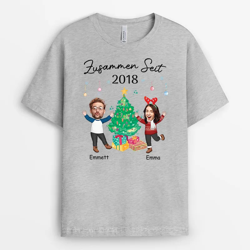 Zusammen Seit - Personalisiertes Geschenk | T-Shirt für Paare