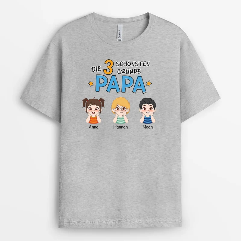 Gründe Warum Es Großartig Ist Opa/Papa Zu Sein - Personalisiertes Geschenk | T-shirt für Männer