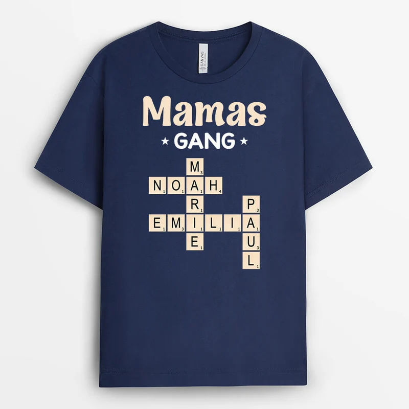 Opas/Papas Bande Kreuzworträtsel - Personalisiertes Geschenk | T-shirt für Herren