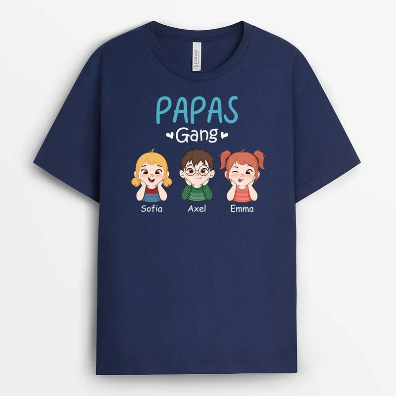 Papas/Opas Bande - Personalisiertes Geschenk | T-Shirt für Herren