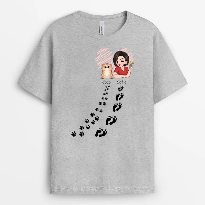 Frauen Und Katzen - Personalisiertes Geschenk | T-Shirt für Katzenliebhaber