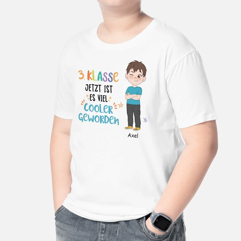 Jetzt Ist Es Viel Cooler Geworden - Personalisiertes Geschenk | T-Shirt für Kinder