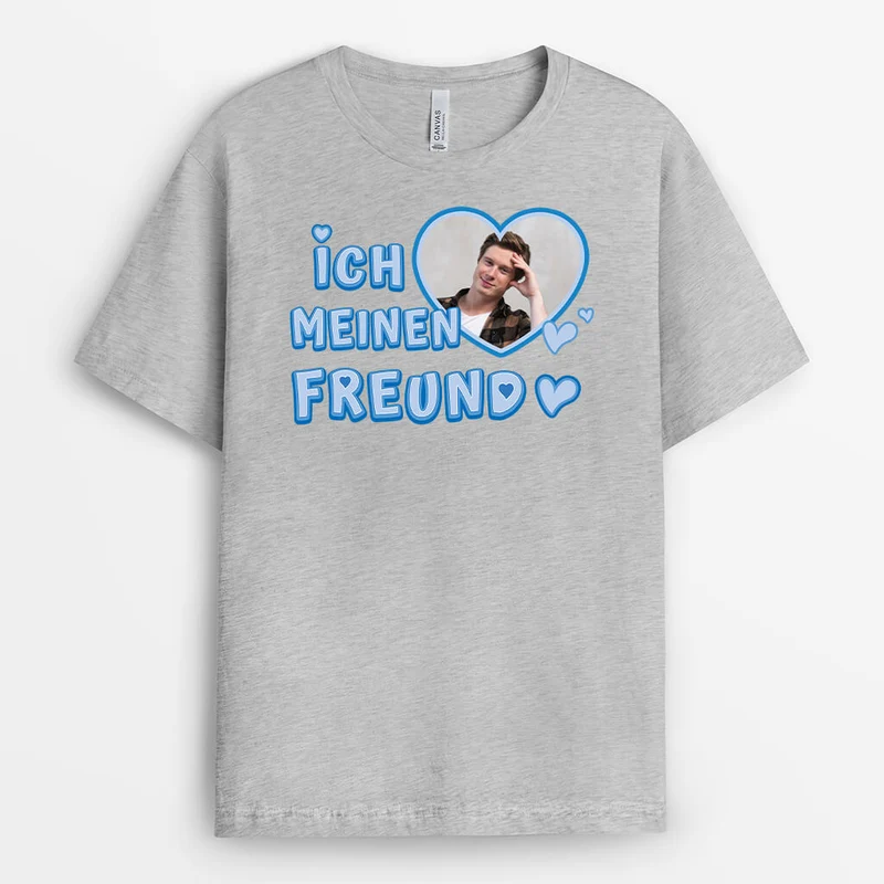 Ich Liebe Dich - Personalisiertes Geschenk | T-Shirt für Paare