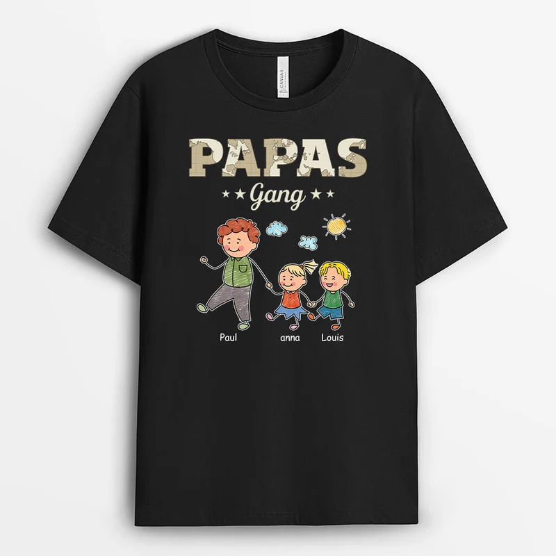 Opas/Papas Bande - Personalisiertes Geschenk | T-Shirt für Männer