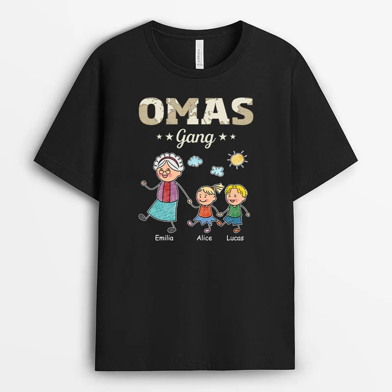 Omas/Mamas Bande - Personalisiertes Geschenk | T-Shirt für Damen