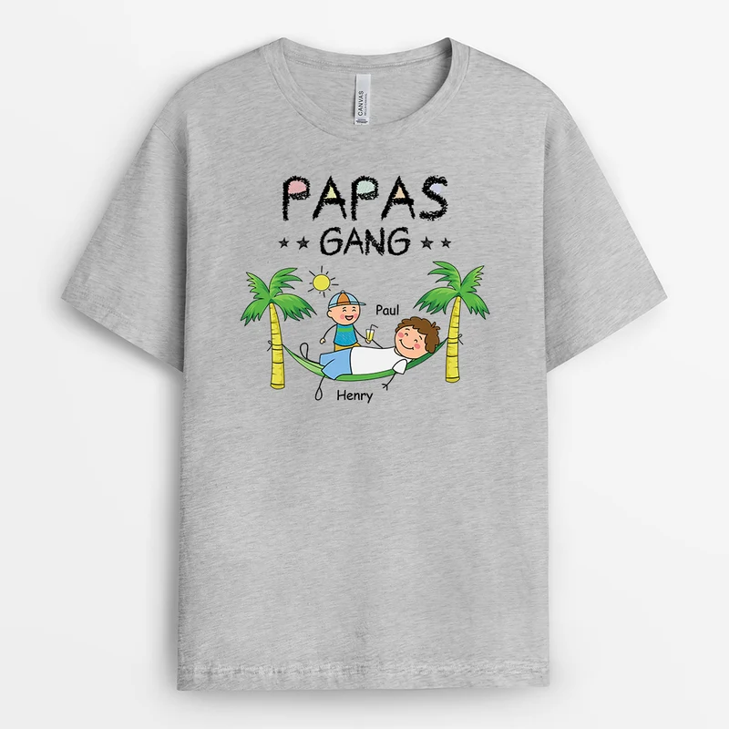 Opas Bande - Personalisiertes Geschenk | T-Shirt für Opas