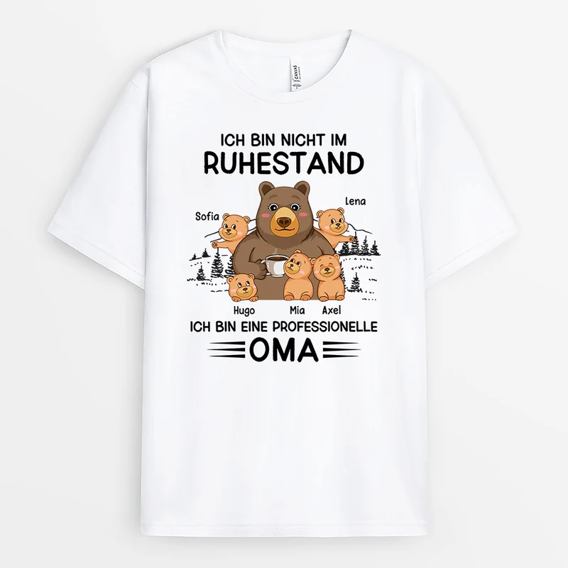Ich bin nicht im Ruhestand Ich Bin Eine Professionelle Opa - Personalisiertes Geschenk | T-shirt für Opas