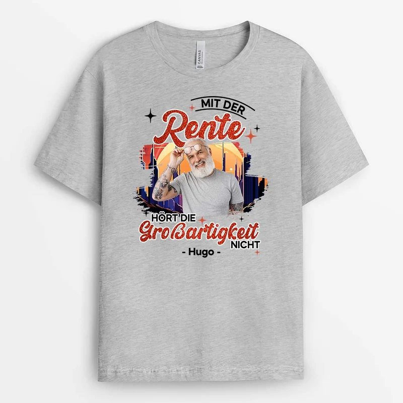 Mit Der Rente Hört Die Großartigkeit Nicht Auf Frauen - Personalisiertes Geschenk | T-Shirt für Frauen