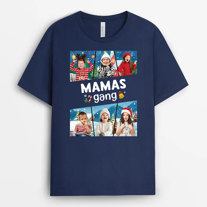 Omas/Mamas Bande - Personalisiertes Geschenk | T-Shirt für Damen zu Weihnachten