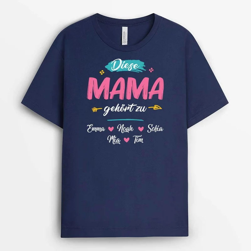 Diese Papas/Opas Gehört Zu - Personalisiertes Geschenk | T-shirt für Herren