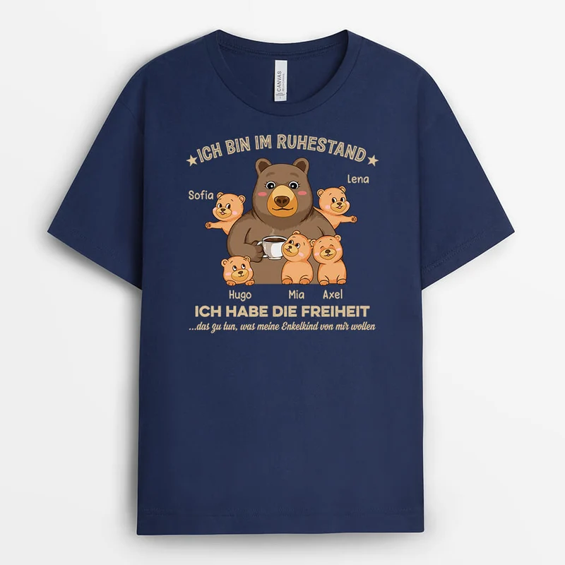 Ich Habe Die Freiheit Das Zu Tun Was Meine Kinder Von Mir Wollen - Personalisiertes Geschenk | T-Shirt für Frauen
