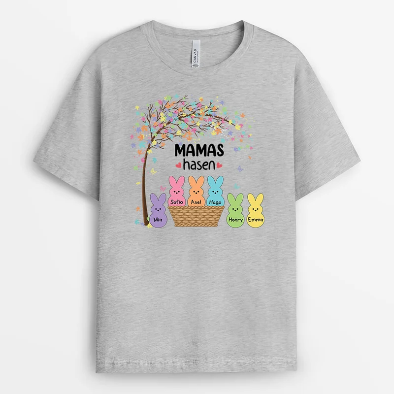 Omas/Mamas Hasen - Personalisiertes Geschenk | T-Shirt für Frauen