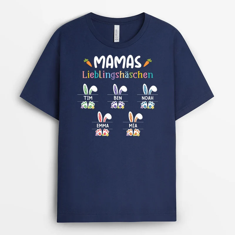 Omas/Mamas Lieblingshäschen - Personalisiertes Geschenk | T-Shirt für Frauen