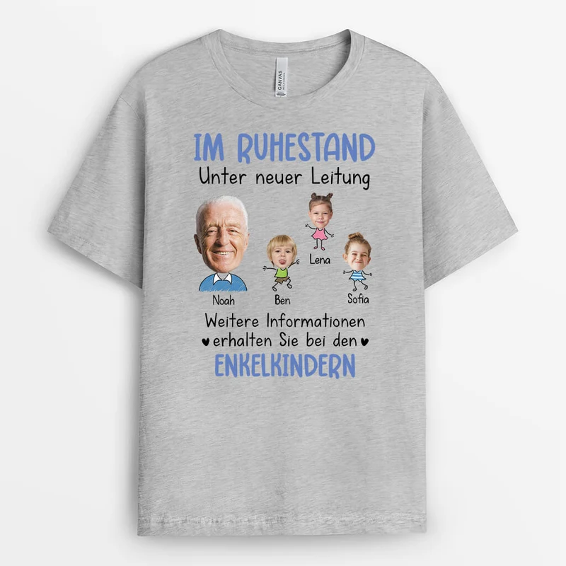 Weitere Informationen Erhalten Sie Bei Den Enkelkindern - Personalisiertes Geschenk | T-Shirt für Omas