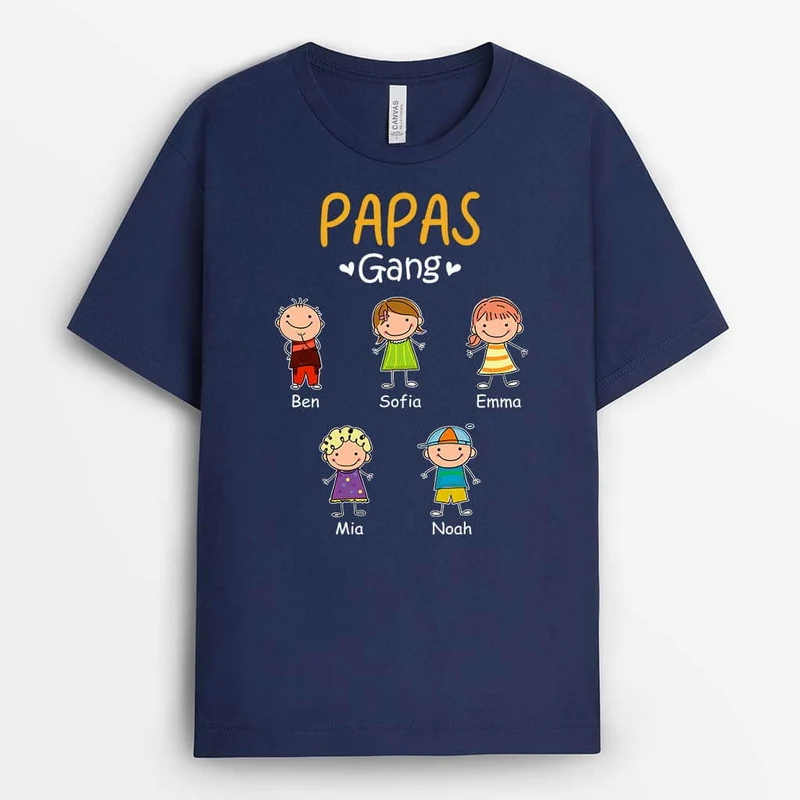 Papas/Opas Bande - Personalisiertes Geschenk | T-Shirt für Papas