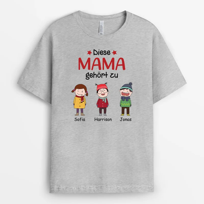 Diese Oma Gehört Zu - Personalisiertes Geschenk | T-Shirt für Omas