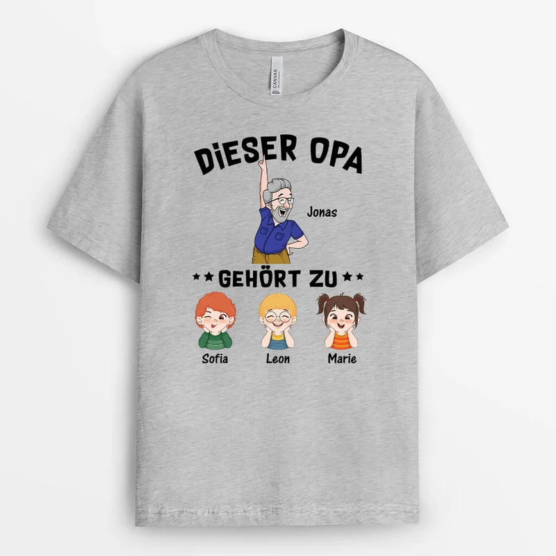 Diese Oma Gehört Zu - Personalisiertes Geschenk | T-Shirt für Omas