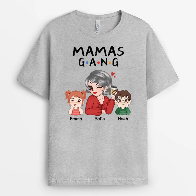 Mamas/Omas Bande - Personalisiertes Geschenk | T-Shirt für Frauen