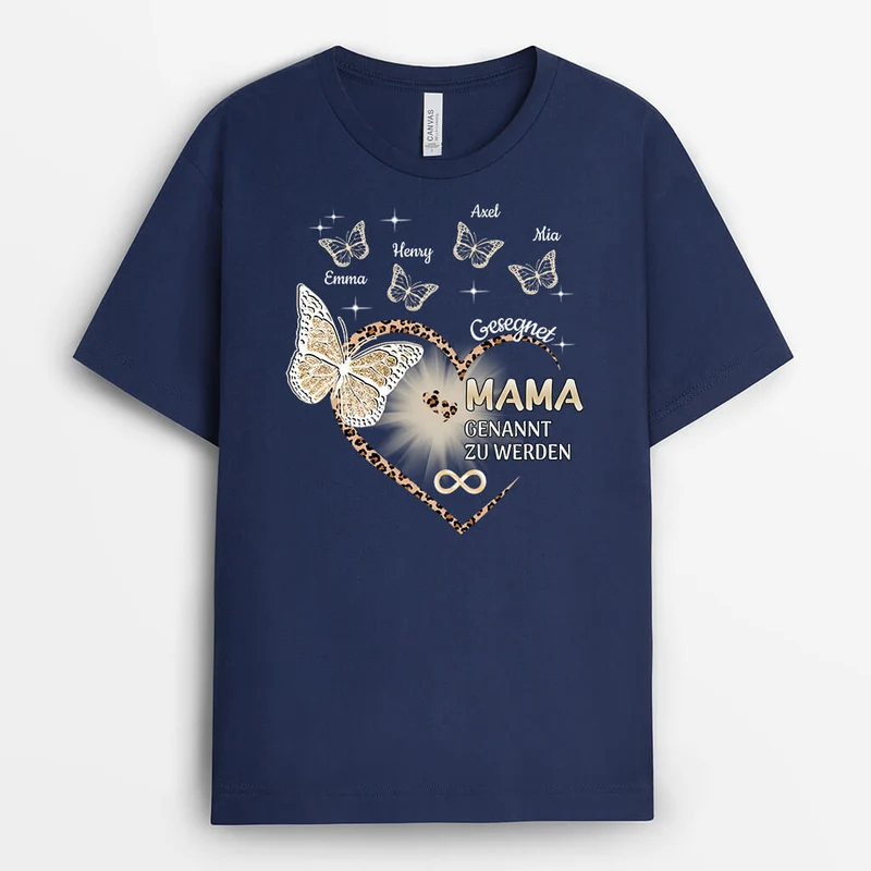 Gesegnet Oma Genannt Zu Werden - Personalisiertes Geschenk | T-shirt für Omas