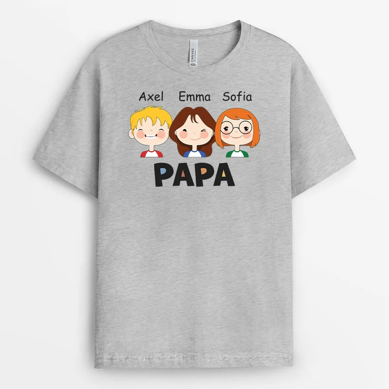 Unser Opa - Personalisiertes Geschenk | T-shirt für Opas