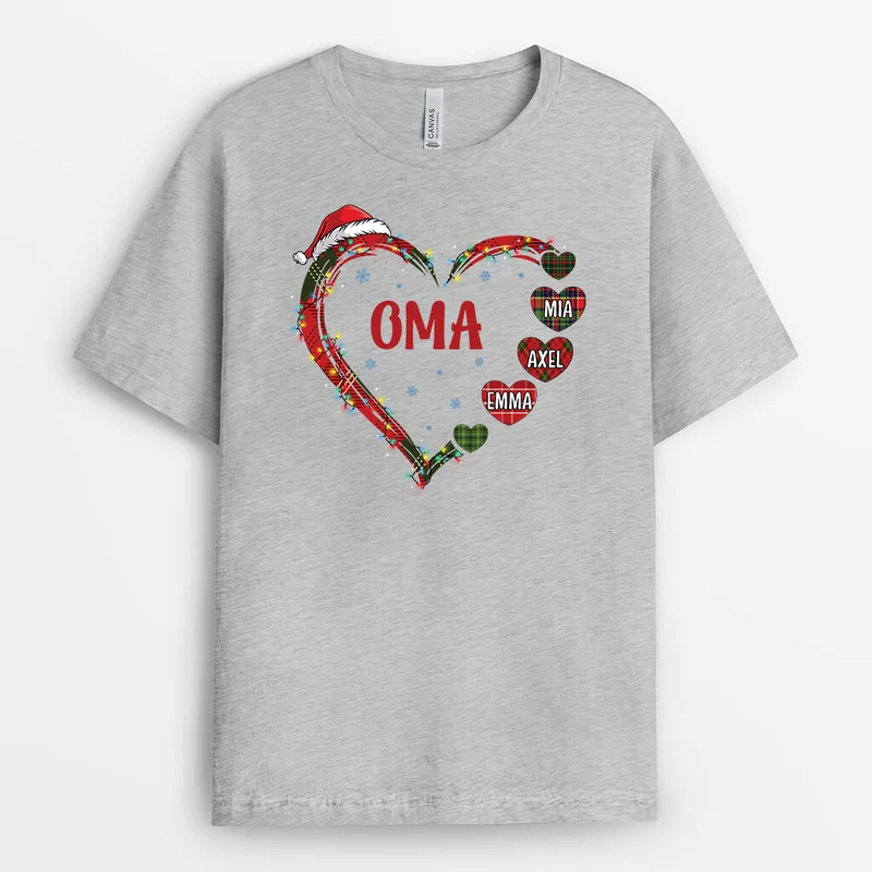 Die Oma Zu Weihnachten - Personalisiertes Geschenk | T-shirt für Oma