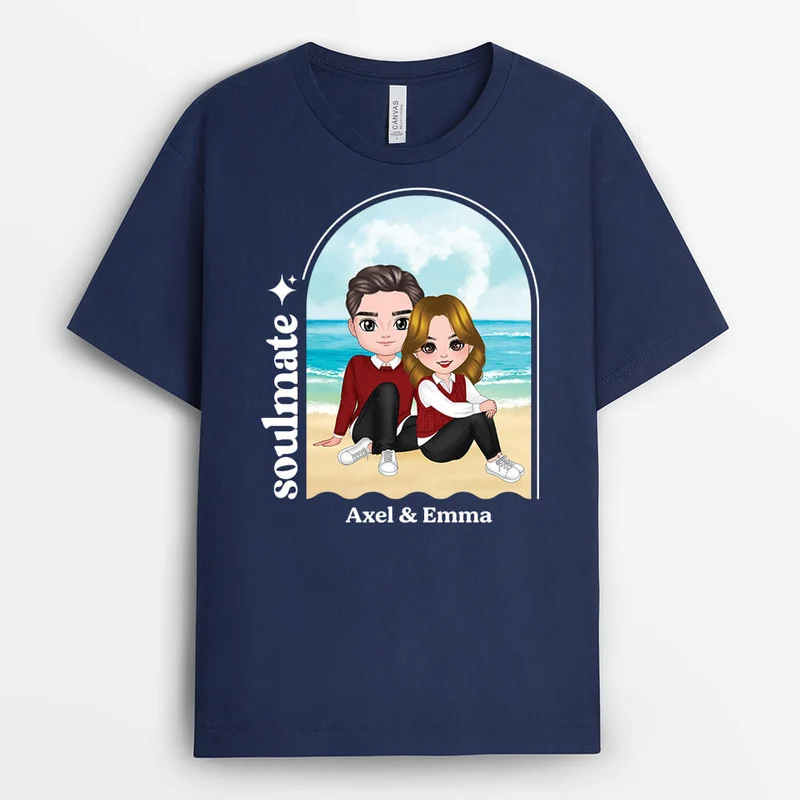 Seelenpartner - Personalisiertes Geschenk | T-shirt für Paare