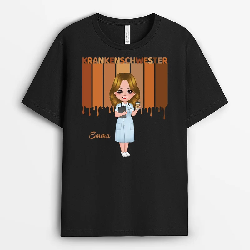 Krankenschwester - Personalisiertes Geschenk | T-shirt für Krankenschwester