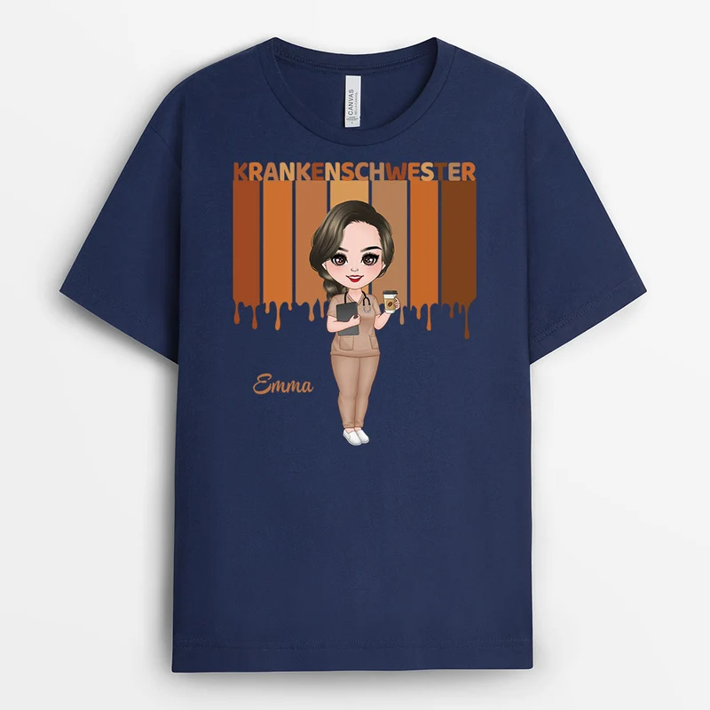Krankenschwester - Personalisiertes Geschenk | T-shirt für Krankenschwester