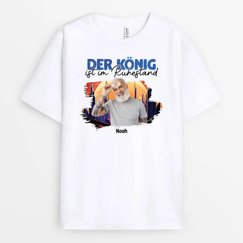 Die Legende Geht In Rente - Personalisiertes Geschenk | T-shirt für Herren