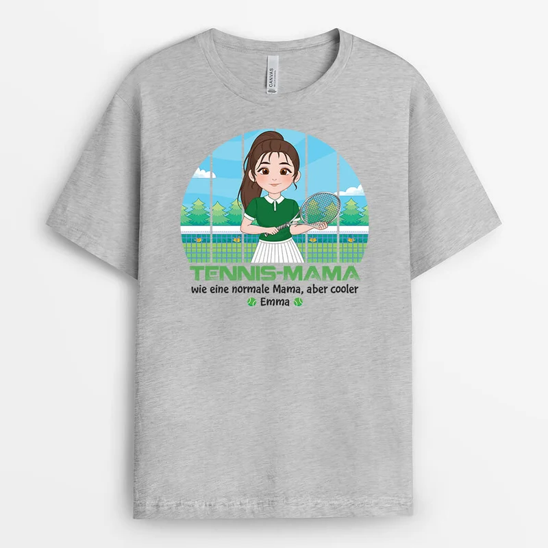 Tennis-Mama - Personalisiertes Geschenk | T-shirt für Mamas