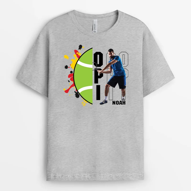 Sportliche Papa - Personalisiertes Geschenk | T-shirt für Papas