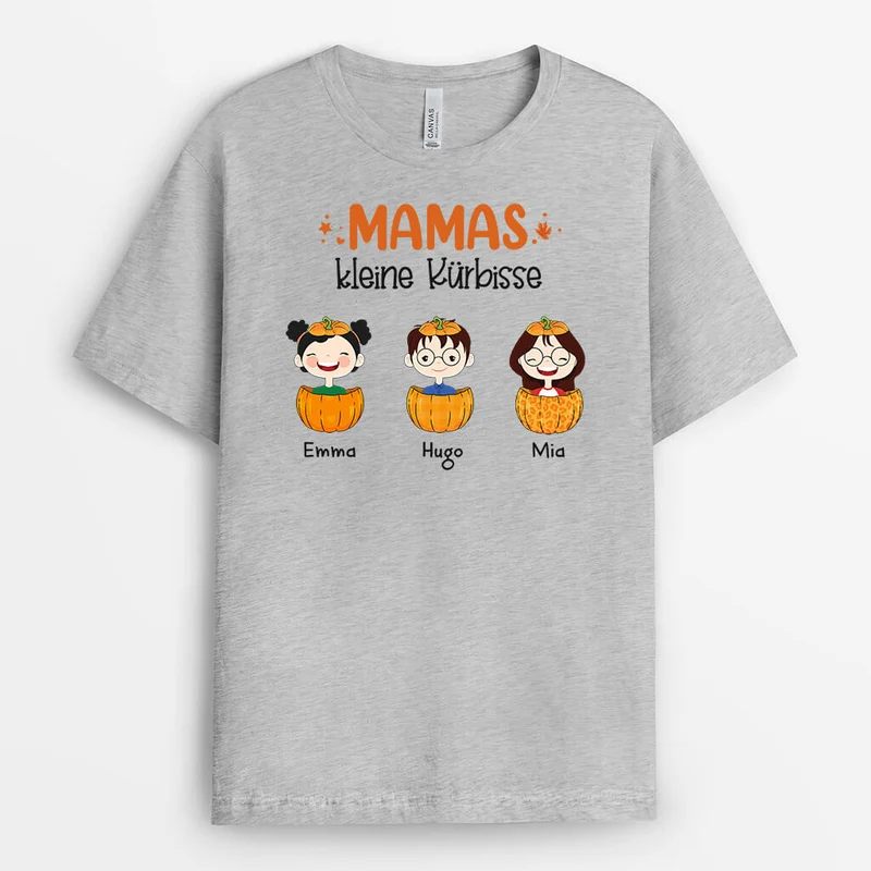 Personalisiertes Omas Süßer Kleiner Kürbis T-shirt