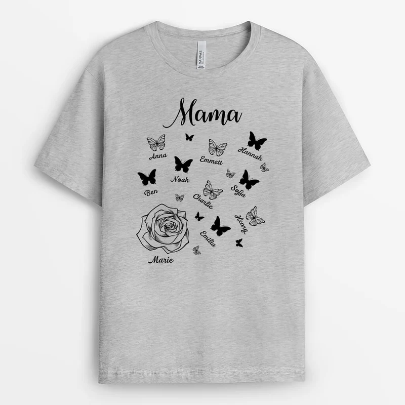 Oma Und Enkelkinder - Personalisiertes Geschenk | T-Shirt für Omas