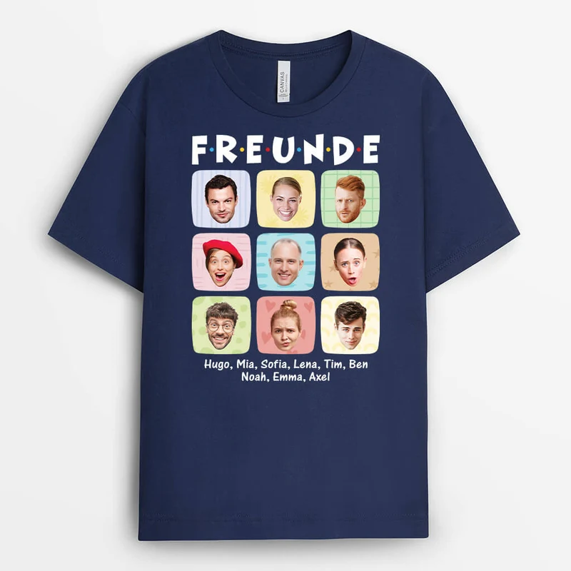 Besties - Personalisiertes Geschenk | T-Shirt für Freunde